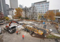 Daumenkino aus Bildern der Webcam der Baustelle Kita Deutsche Bundesbank